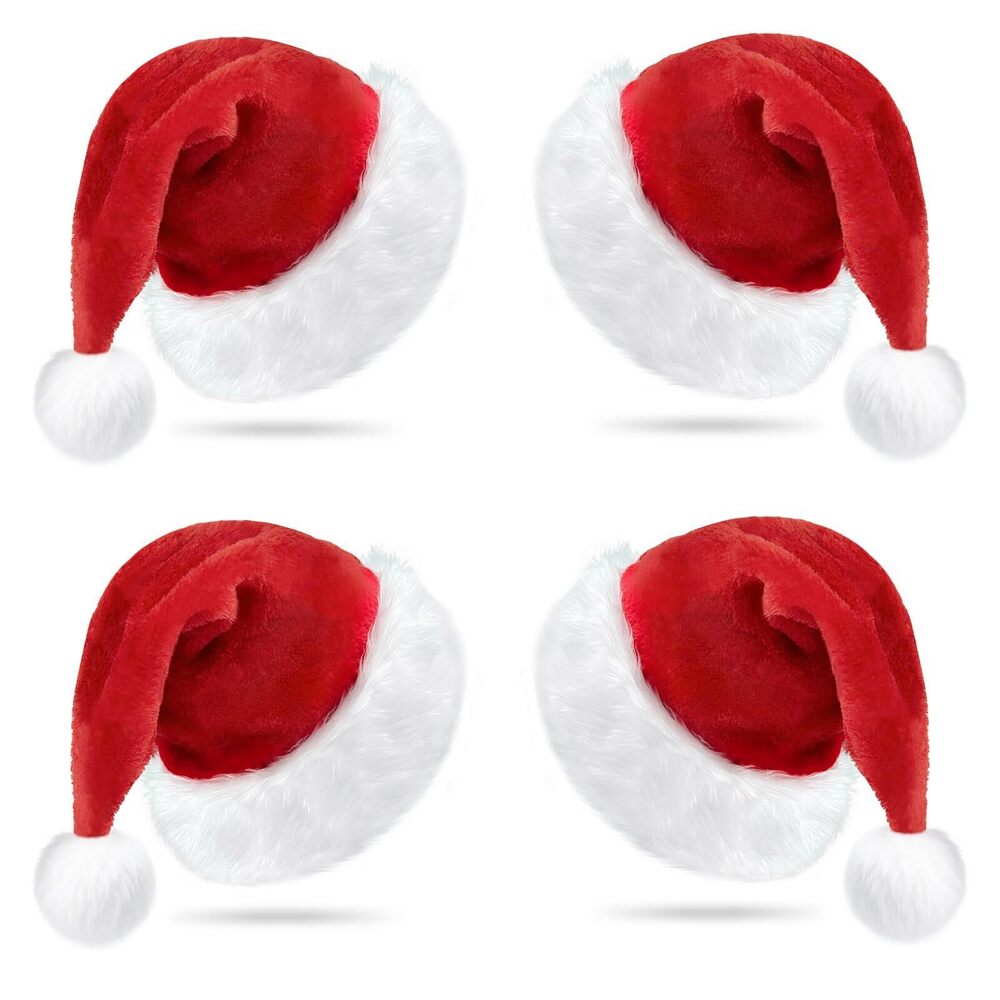 5979 Adult Santa Hats, Santa Hat for Adult, Gorros De Navidad Christmas